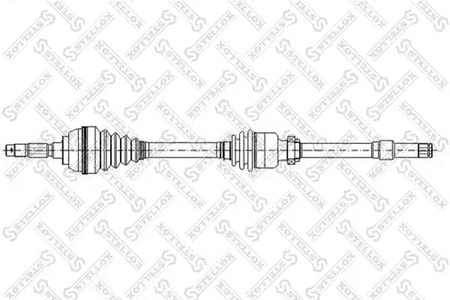 Приводной вал STELLOX 158 1772-SX